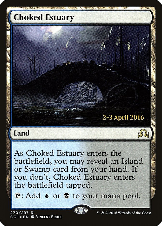 Choked Estuary [Shadows over Innistrad Prerelease Promos] | Rock City Comics