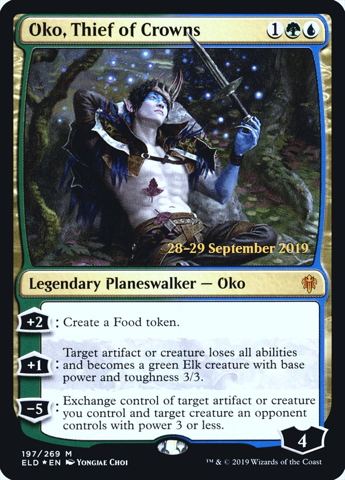 Oko, Thief of Crowns  [Throne of Eldraine Prerelease Promos] | Rock City Comics