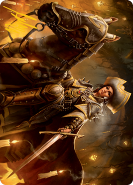 Seasoned Cathar Art Card (Gold-Stamped Signature) [Innistrad: Midnight Hunt Art Series] | Rock City Comics