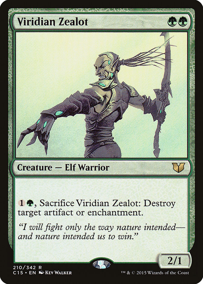 Viridian Zealot [Commander 2015] | Rock City Comics