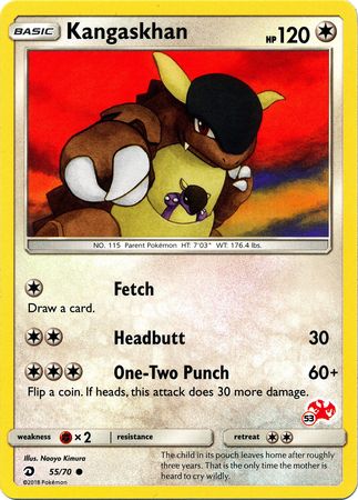 Kangaskhan (55/70) (Charizard Stamp #53) [Battle Academy 2020] | Rock City Comics