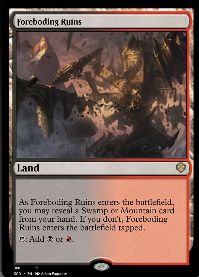 Foreboding Ruins [Starter Commander Decks] | Rock City Comics