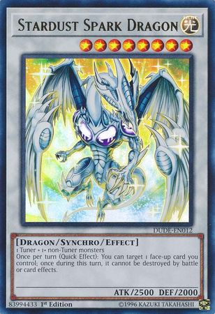 Stardust Spark Dragon [DUDE-EN012] Ultra Rare | Rock City Comics