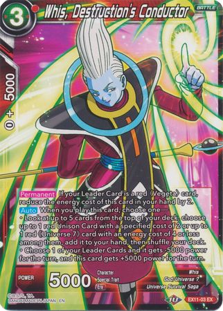 Whis, Destruction's Conductor [EX11-03] | Rock City Comics