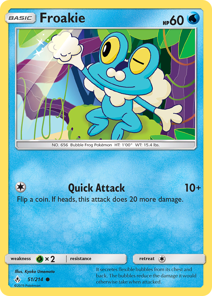 Froakie (51/214) [Sun & Moon: Unbroken Bonds] | Rock City Comics