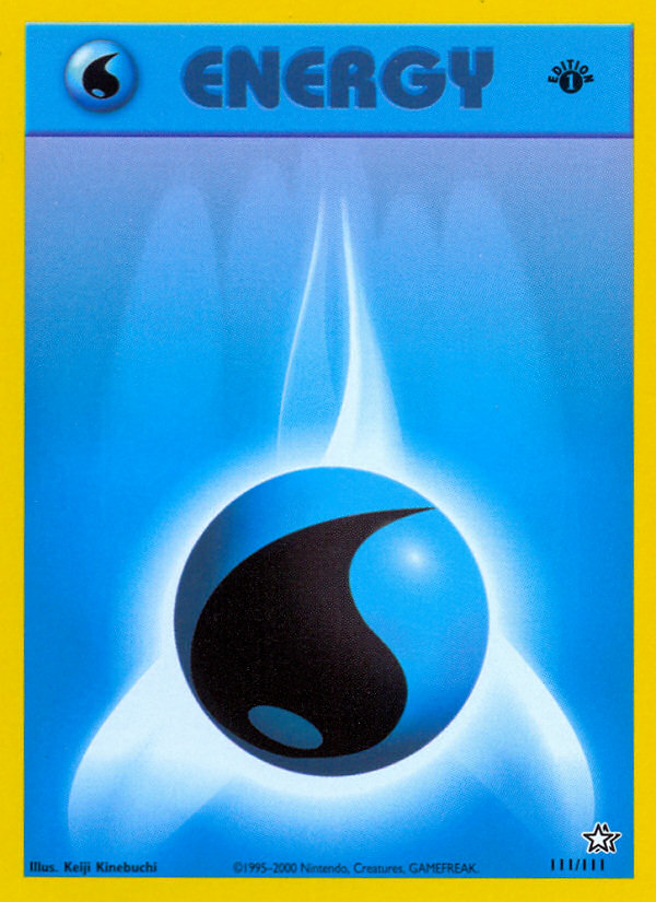 Water Energy (111/111) [Neo Genesis 1st Edition] | Rock City Comics