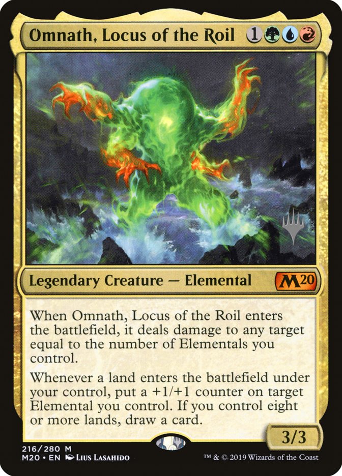 Omnath, Locus of the Roil (Promo Pack) [Core Set 2020 Promos] | Rock City Comics