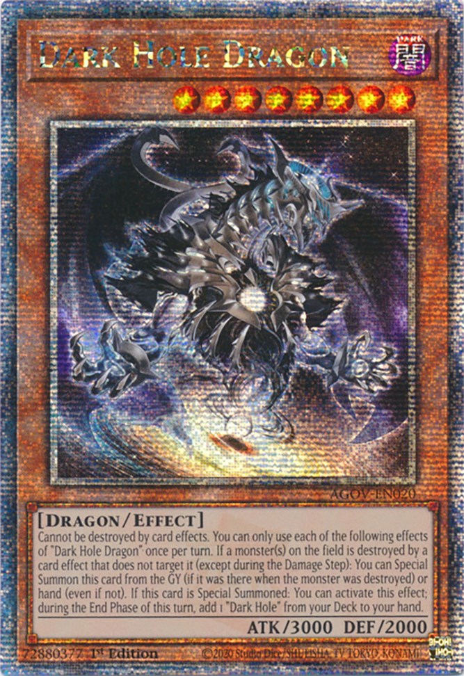 Dark Hole Dragon (Quarter Century Secret Rare) [AGOV-EN020] Quarter Century Secret Rare | Rock City Comics