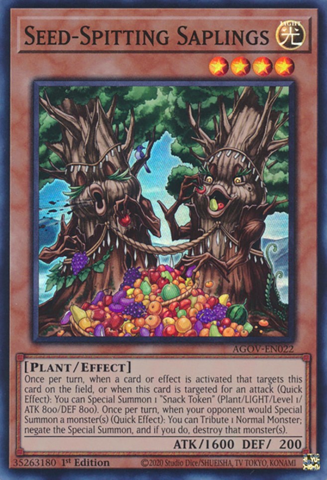 Seed-Spitting Saplings [AGOV-EN022] Super Rare | Rock City Comics