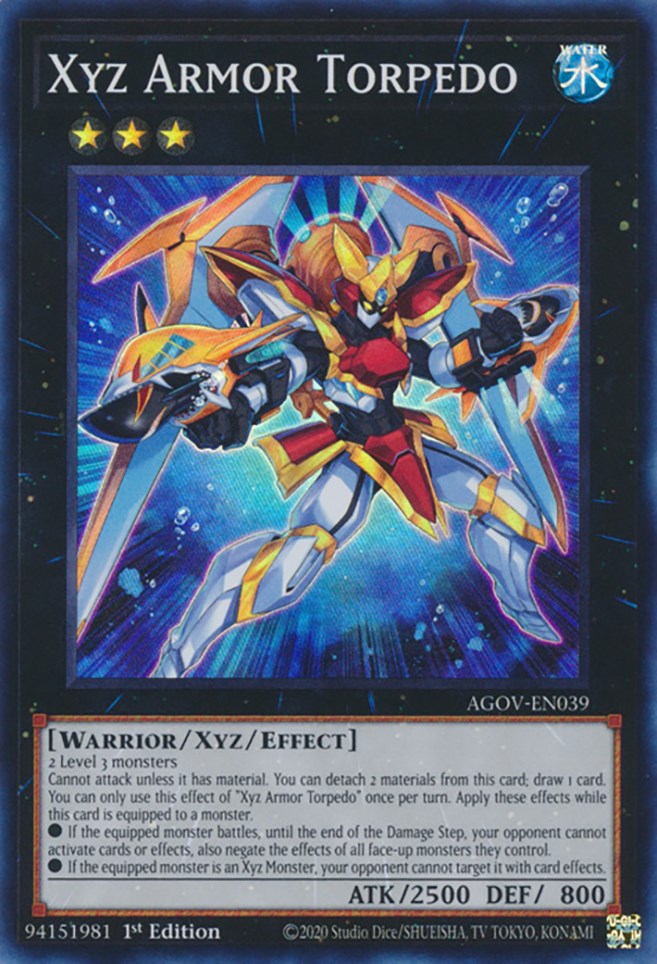 Xyz Armor Torpedo [AGOV-EN039] Super Rare | Rock City Comics