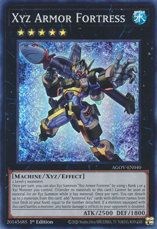 Xyz Armor Fortress [AGOV-EN040] Super Rare | Rock City Comics