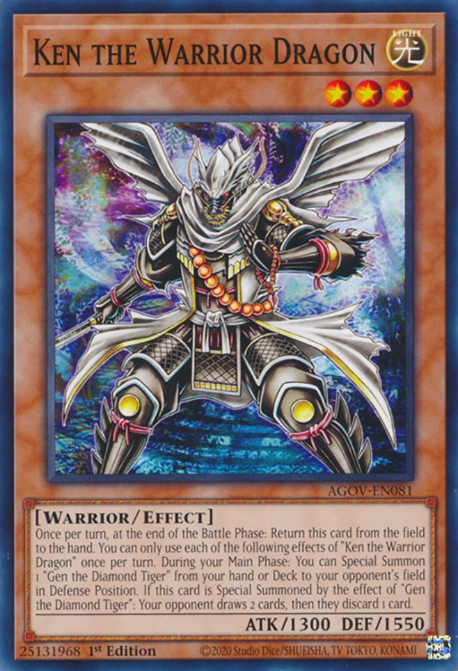 Ken the Warrior Dragon [AGOV-EN081] Common | Rock City Comics
