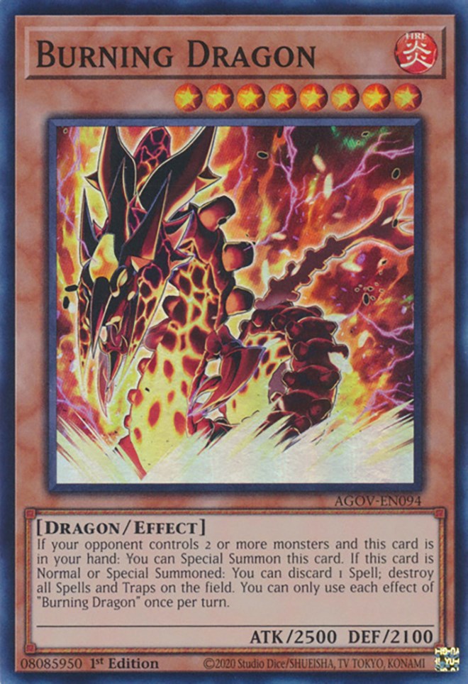 Burning Dragon [AGOV-EN094] Super Rare | Rock City Comics