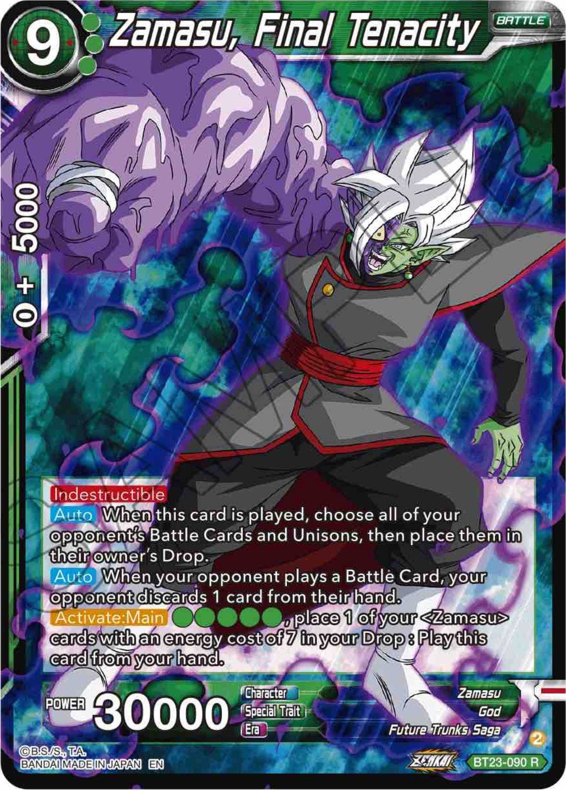 Zamasu, Final Tenacity (BT23-090) [Perfect Combination] | Rock City Comics