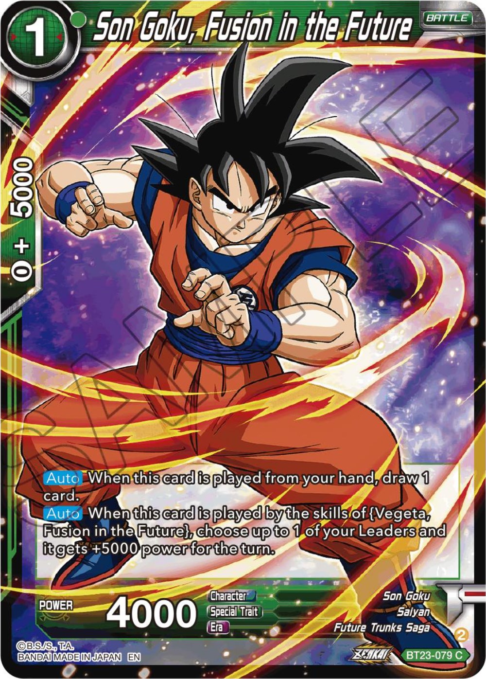 Son Goku, Fusion in the Future (BT23-079) [Perfect Combination] | Rock City Comics