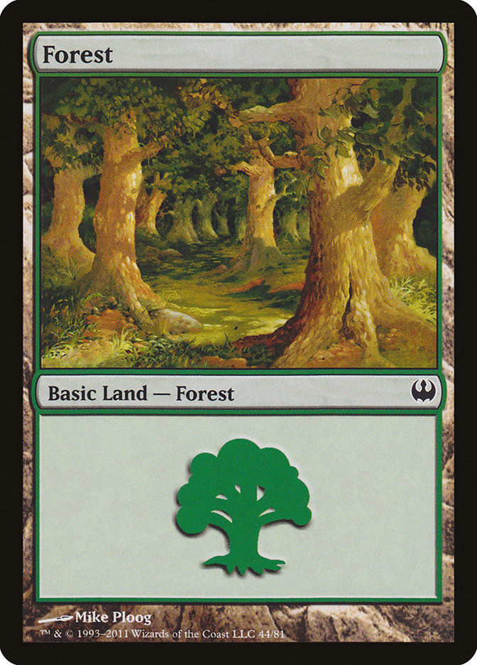 Forest (44) [Duel Decks: Knights vs. Dragons] | Rock City Comics