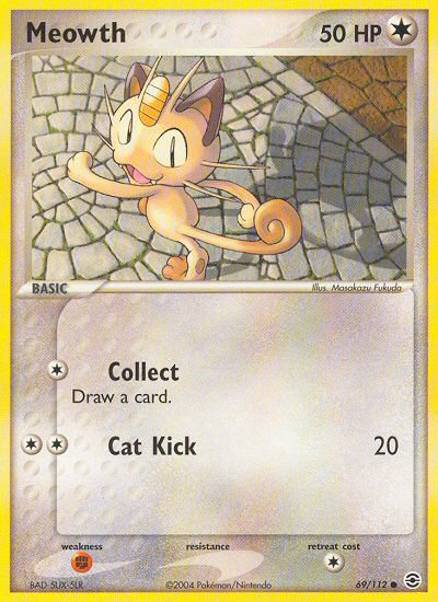 Meowth (69/112) [EX: FireRed & LeafGreen] | Rock City Comics