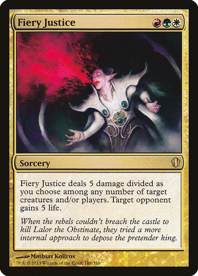 Fiery Justice [Commander 2013] | Rock City Comics