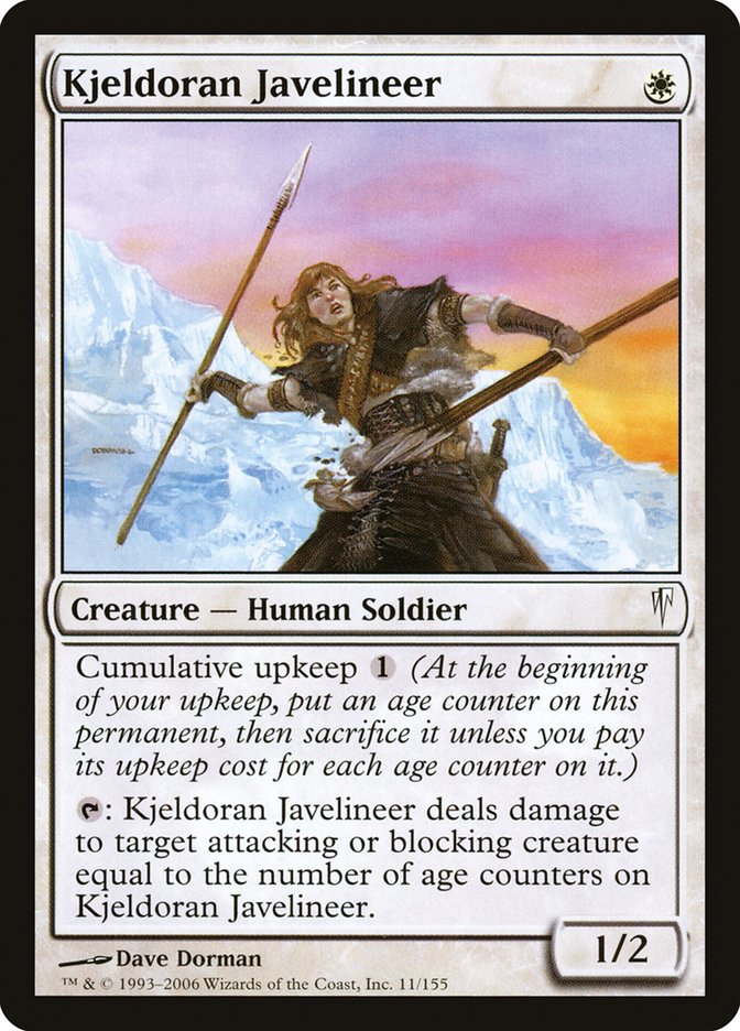 Kjeldoran Javelineer [Coldsnap] | Rock City Comics