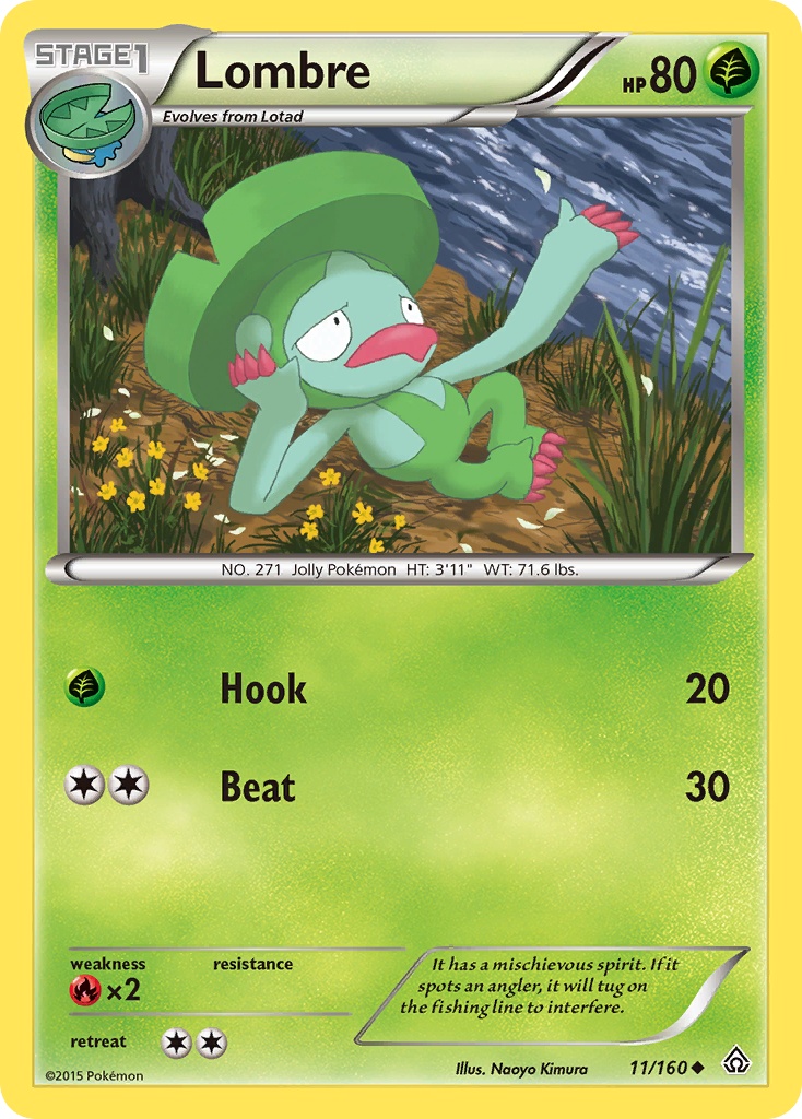 Lombre (11/160) [XY: Primal Clash] | Rock City Comics