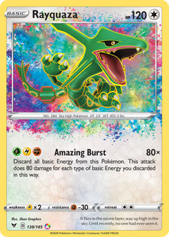 Rayquaza (138/185) [Sword & Shield: Vivid Voltage] | Rock City Comics