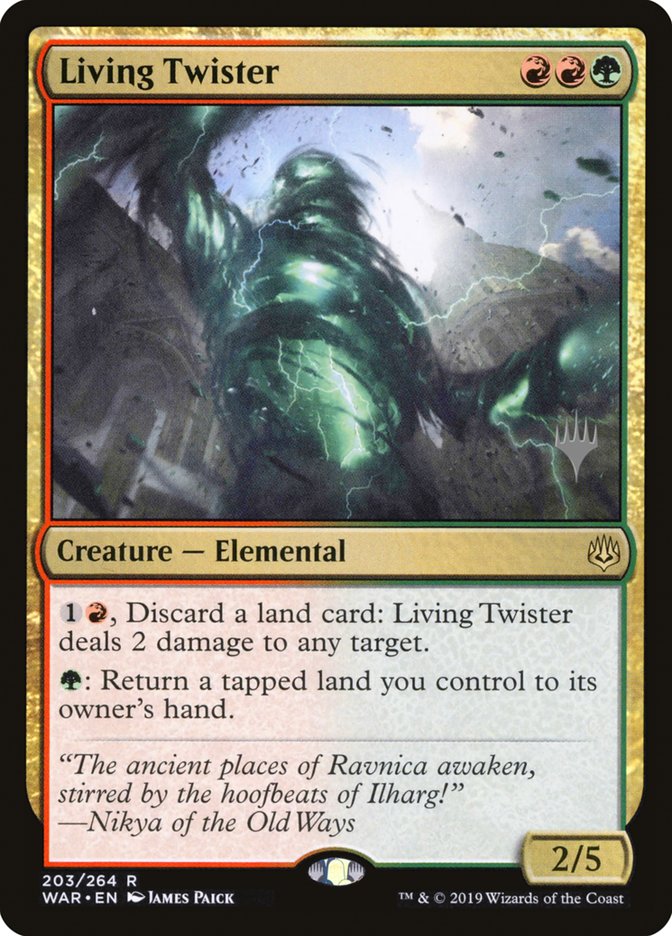 Living Twister (Promo Pack) [War of the Spark Promos] | Rock City Comics