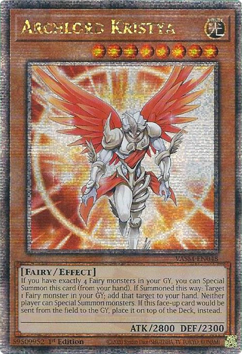 Archlord Kristya (Quarter Century Secret Rare) [VASM-EN048] Quarter Century Secret Rare | Rock City Comics