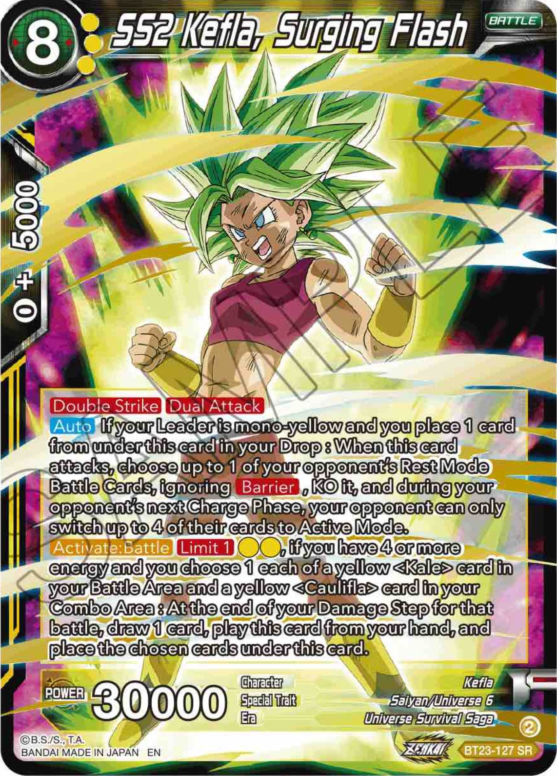 SS2 Kefla, Surging Flash (BT23-127) [Perfect Combination] | Rock City Comics