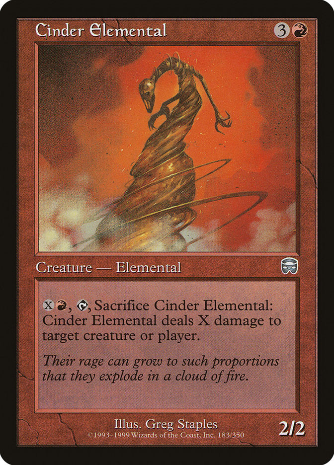 Cinder Elemental [Mercadian Masques] | Rock City Comics