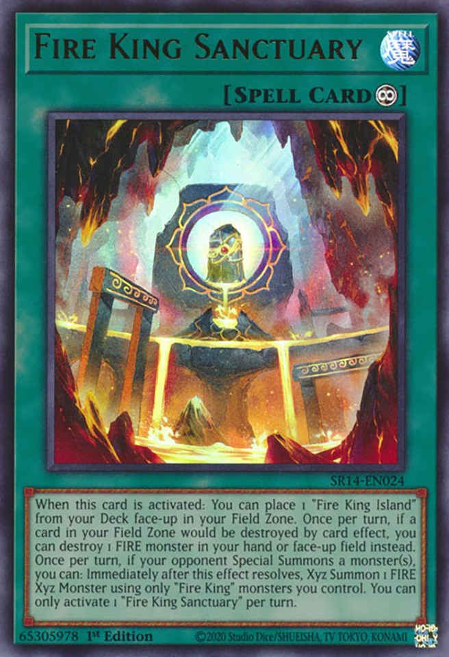 Fire King Sanctuary [SR14-EN024] Ultra Rare | Rock City Comics