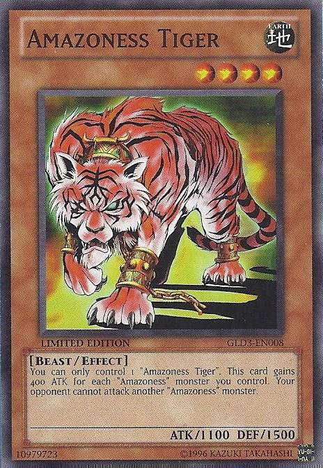 Amazoness Tiger [GLD3-EN008] Common | Rock City Comics