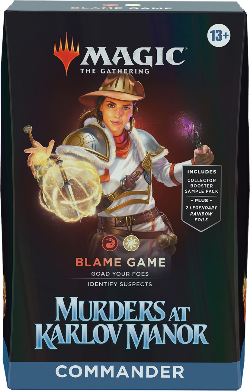 Murders at Karlov Manor - Commander Deck (Blame Game) | Rock City Comics