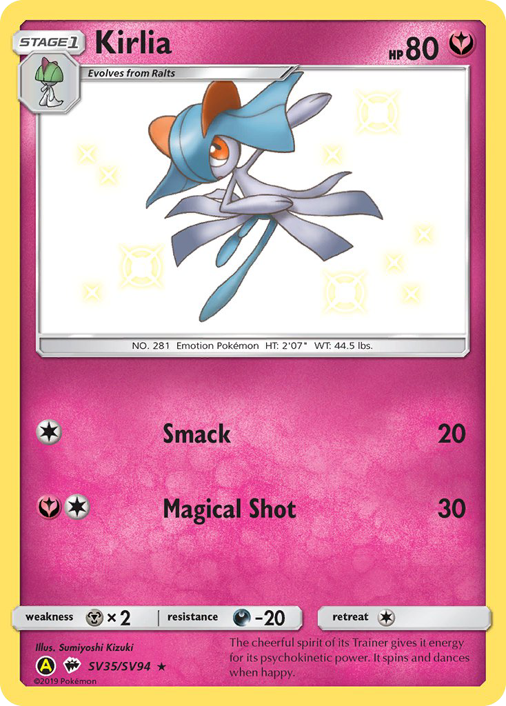 Kirlia (SV35/SV94) [Sun & Moon: Hidden Fates - Shiny Vault] | Rock City Comics