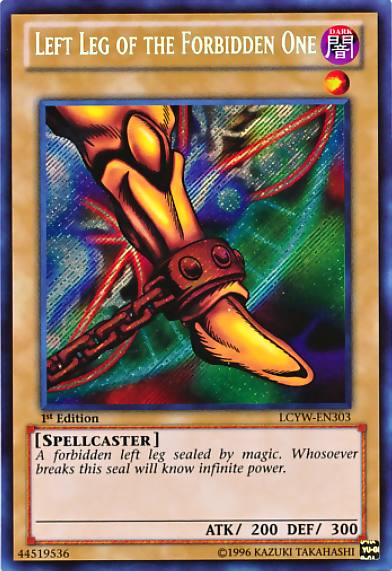 Left Leg of the Forbidden One [LCYW-EN303] Secret Rare | Rock City Comics