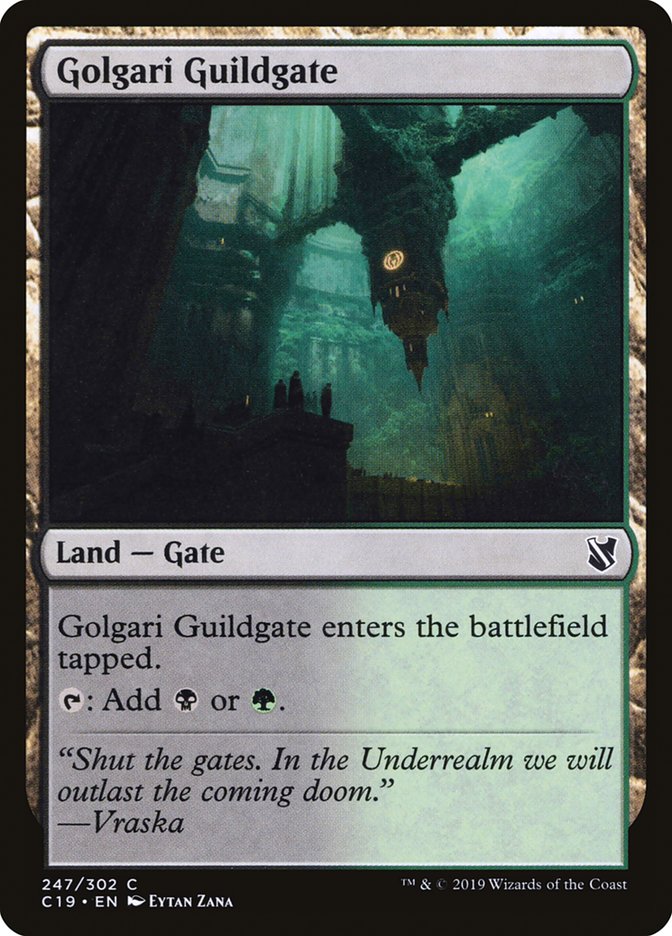 Golgari Guildgate [Commander 2019] | Rock City Comics