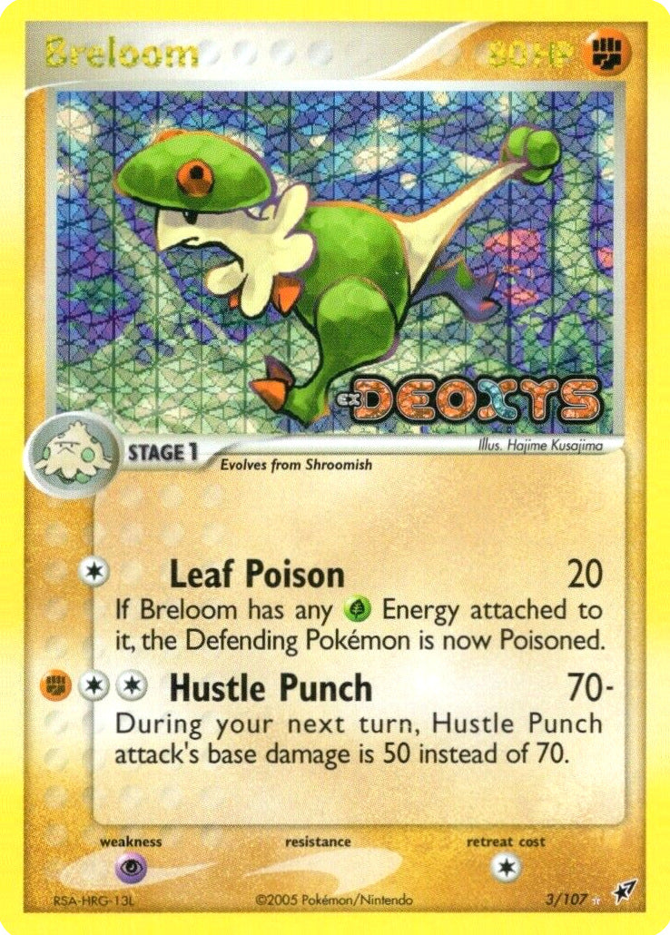 Breloom (3/107) (Stamped) [EX: Deoxys] | Rock City Comics