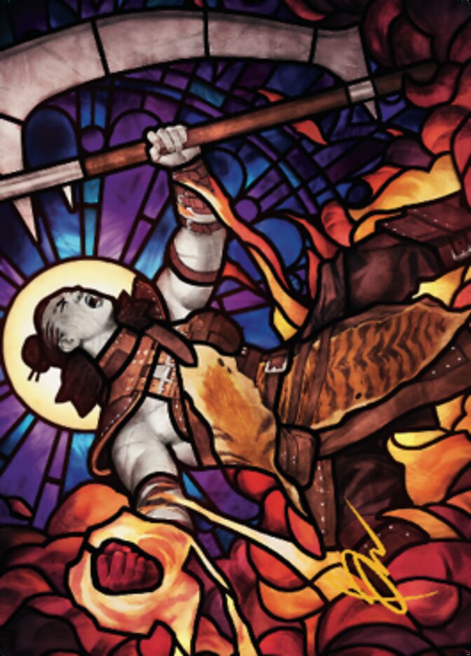Garna, Bloodfist of Keld Art Card (Gold-Stamped Signature) [Dominaria United Art Series] | Rock City Comics