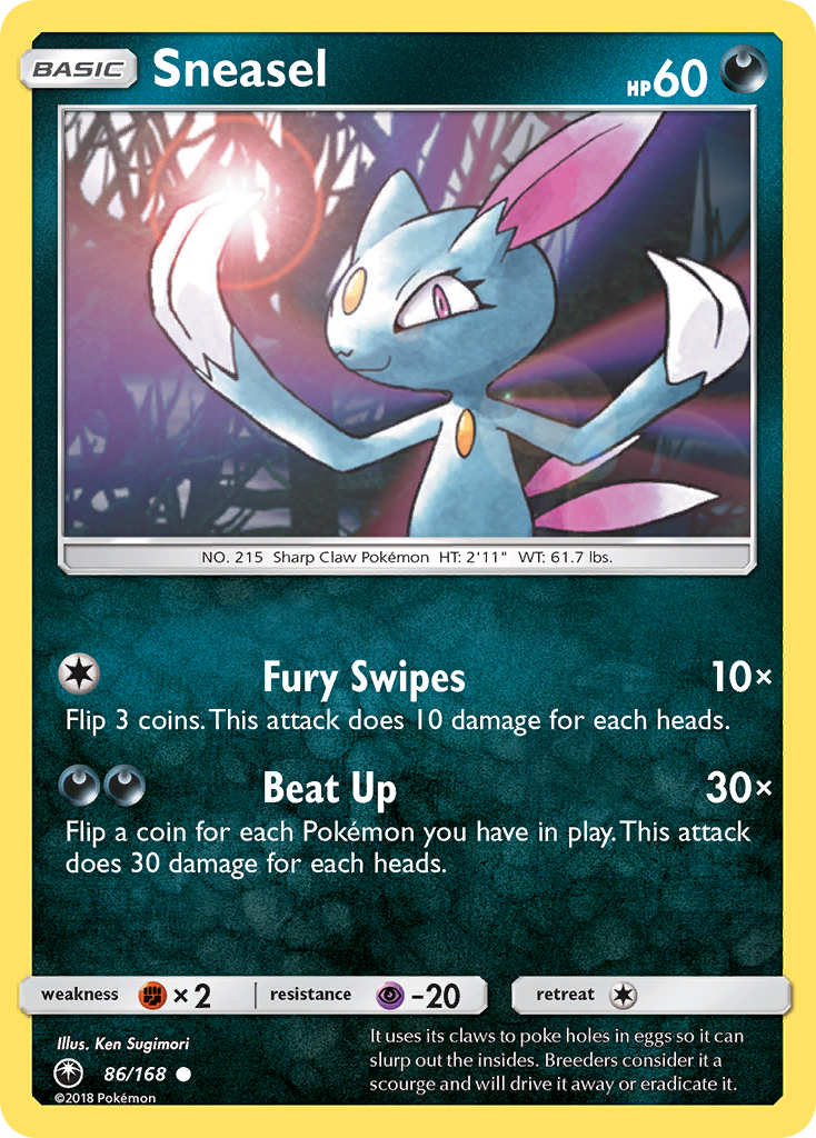 Sneasel (86/168) [Sun & Moon: Celestial Storm] | Rock City Comics