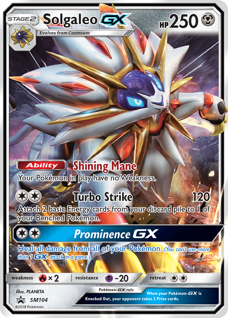 Solgaleo GX (SM104) [Sun & Moon: Black Star Promos] | Rock City Comics