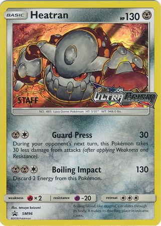 Heatran (SM96) (Staff Prerelease Promo) [Sun & Moon: Black Star Promos] | Rock City Comics