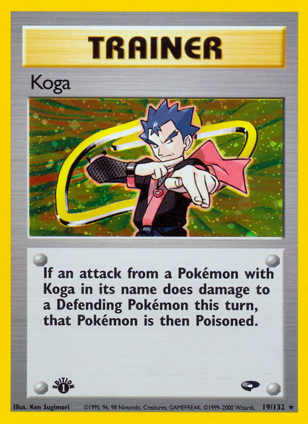 Koga (19/132) [Gym Challenge 1st Edition] | Rock City Comics