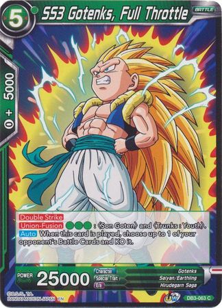 SS3 Gotenks, Full Throttle [DB3-063] | Rock City Comics