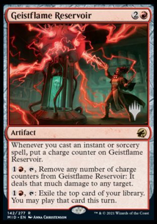 Geistflame Reservoir (Promo Pack) [Innistrad: Midnight Hunt Promos] | Rock City Comics