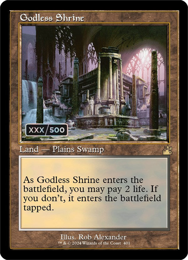 Godless Shrine (Retro) (Serialized) [Ravnica Remastered] | Rock City Comics