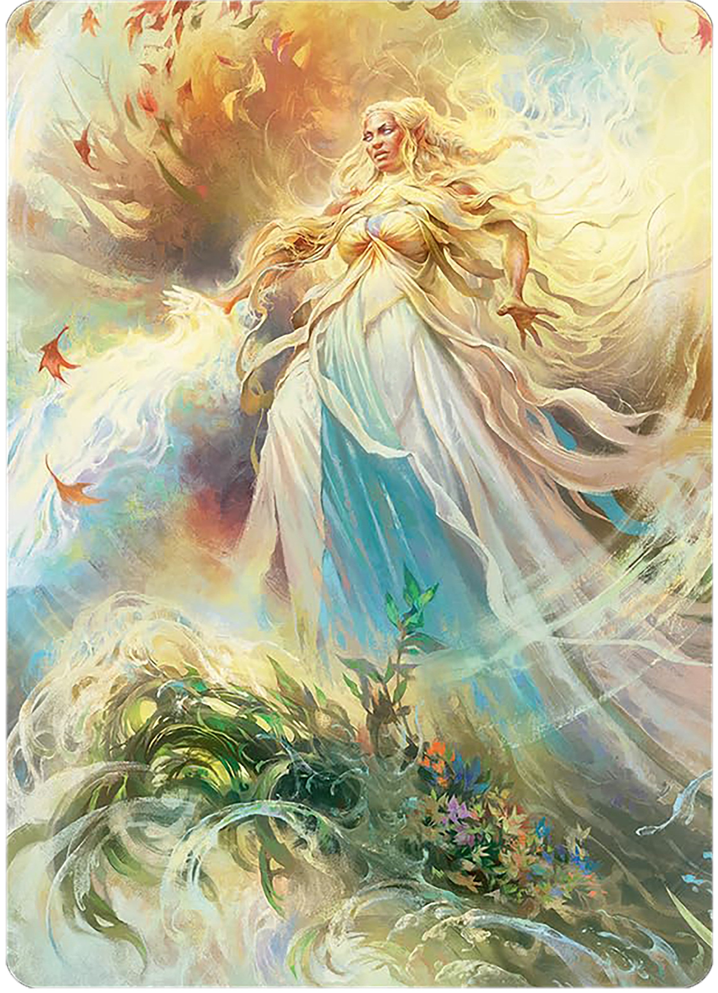 Galadriel, Light of Valinor Art Card [The Lord of the Rings: Tales of Middle-earth Art Series] | Rock City Comics