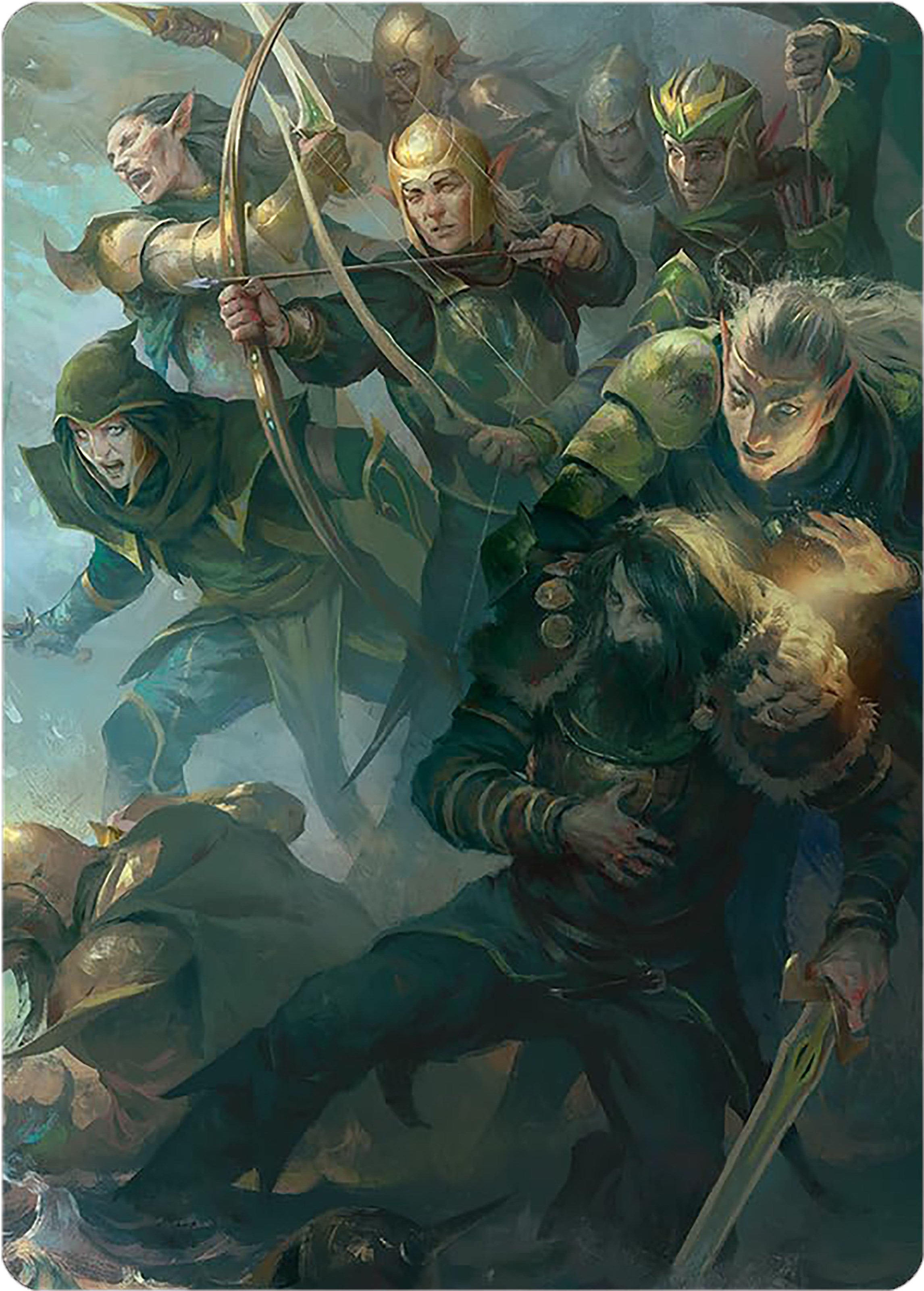 Galadhrim Brigade Art Card [The Lord of the Rings: Tales of Middle-earth Art Series] | Rock City Comics