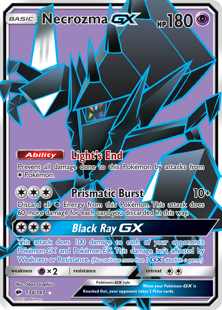 Necrozma GX (134/147) [Sun & Moon: Burning Shadows] | Rock City Comics