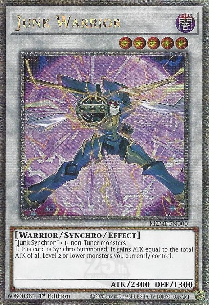 Junk Warrior (Quarter Century Secret Rare) [MZMI-EN000] Quarter Century Secret Rare | Rock City Comics