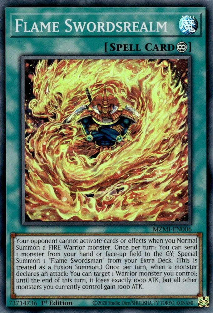 Flame Swordsrealm [MZMI-EN006] Super Rare | Rock City Comics