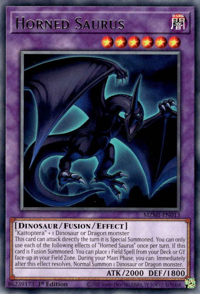 Horned Saurus [MZMI-EN013] Rare | Rock City Comics